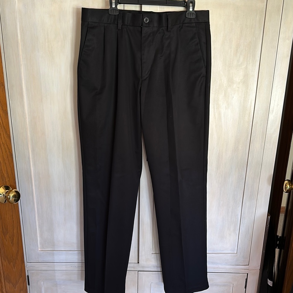 Dockers Black Dress Pants Classic Straight-Leg